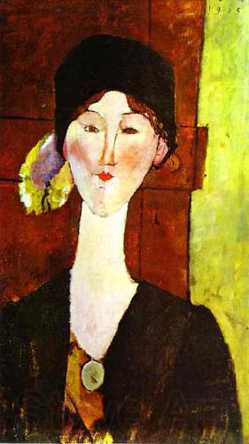 Amedeo Modigliani Portrait of Beatrice Hastings before a door